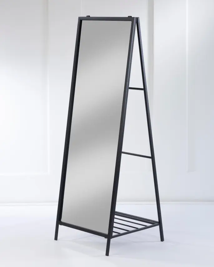 Miniatura: Floor Mirror with Ladder Back