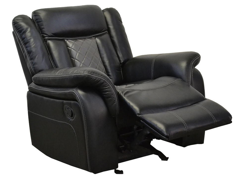 Thumbnail: Nash Black & Grey Motion Recliner