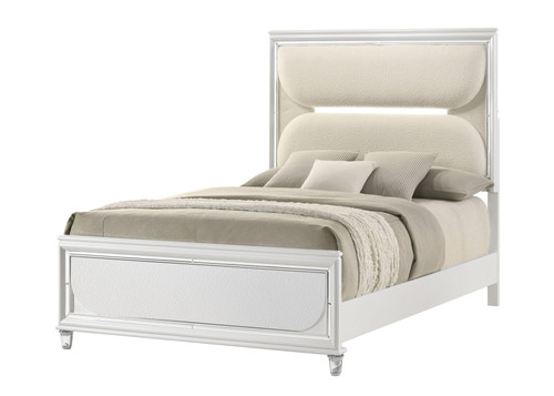 H.eden Eden White 5 Piece Bedroom Set | H&H Furniture Store