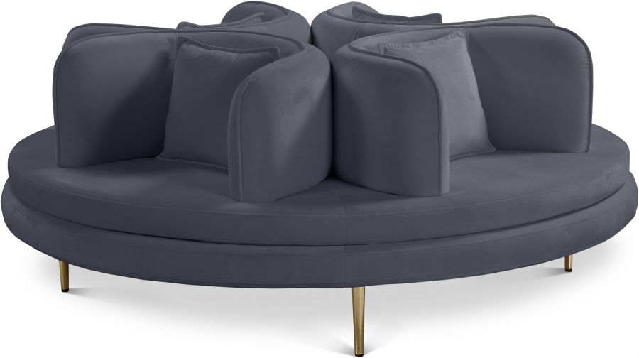 Thumbnail: Circlet Velvet Roundabout Sofa