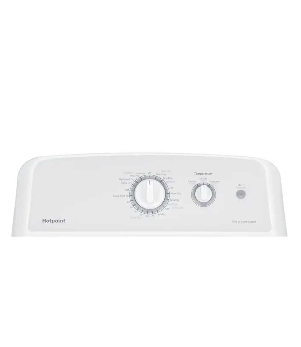 Thumbnail: 6.2 cu. ft. White Electric Vented Dryer with Auto Dry