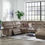 Thumbnail: Desert Mushroom 6 pc. Chaise Sectional