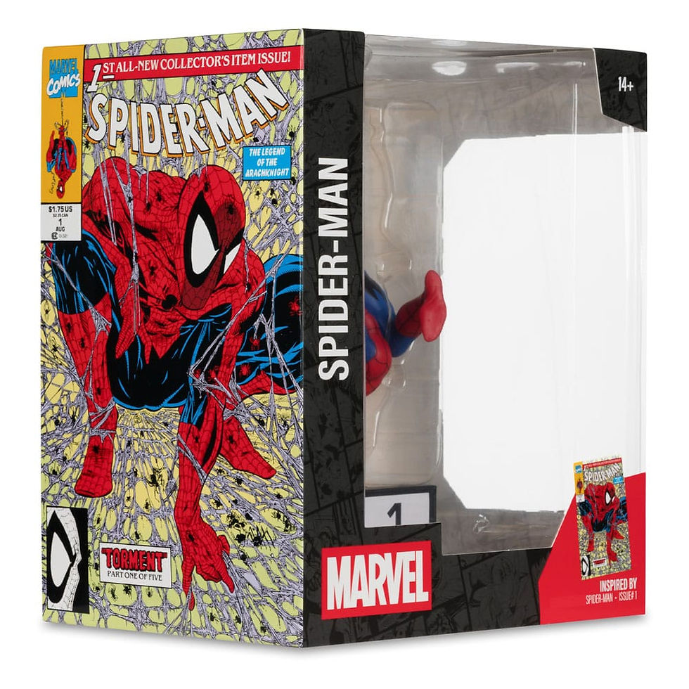Miniatura: Spider-Man #1 (Corner Box) Marvel Collection PVC Statue 1/10 McFarlane Toys