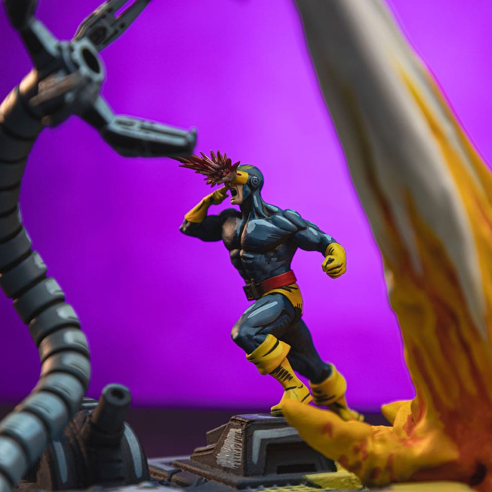 Miniatura: Marvel Demi Art Scale Statue 1/20 X-Men Danger Room Dio A Comics Color Variant