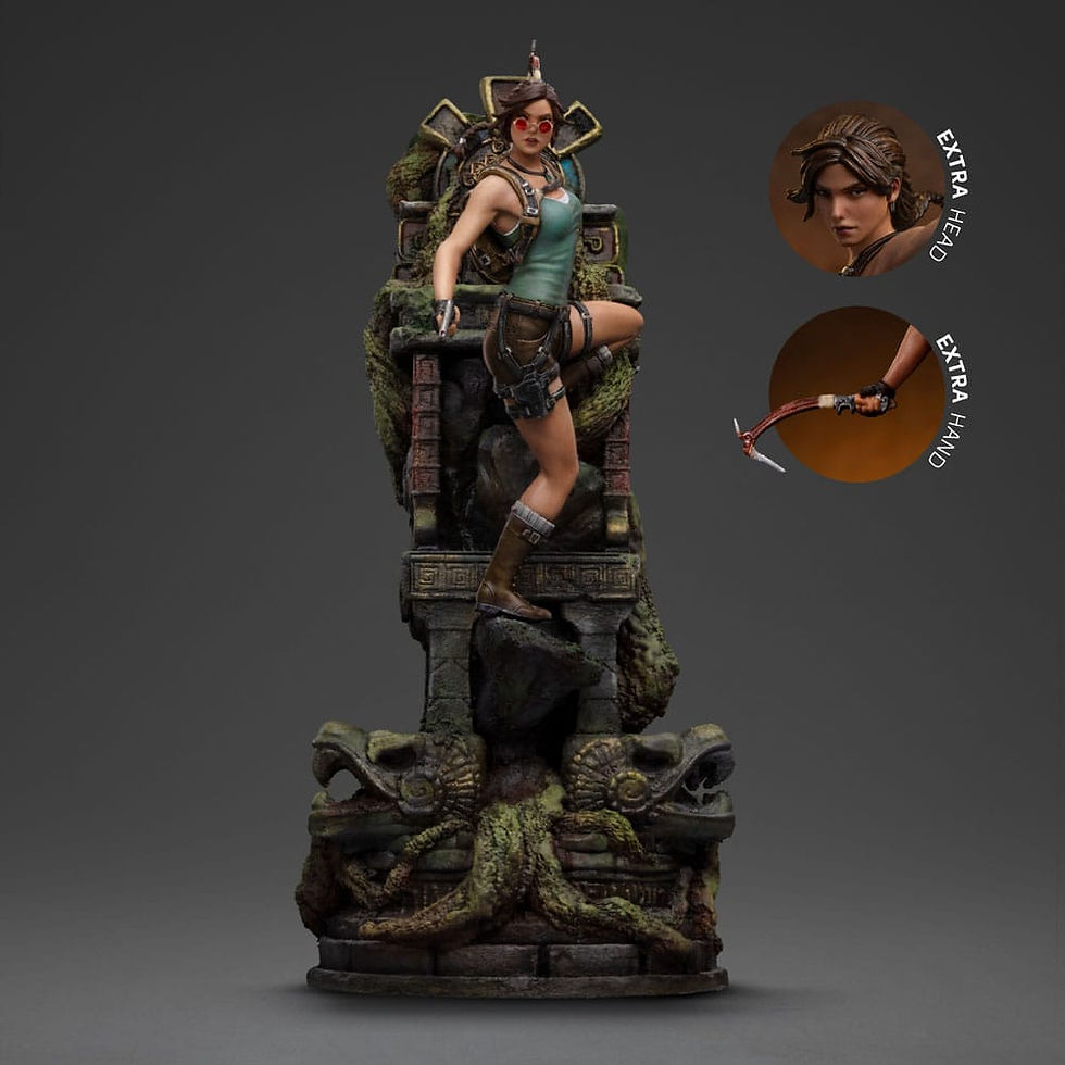 Miniatura: Tomb Raider Deluxe Art Scale Statue 1/10 Lara Croft Iron Studios