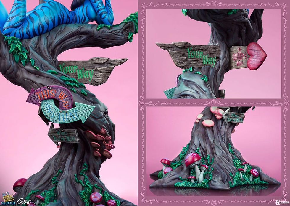 Miniatura: Fairytale Fantasies Collection Statue Lady Cheshire Cat Sideshow Collectibles