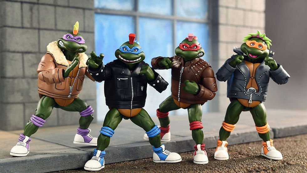Miniatura: Teenage Mutant Ninja Turtles (Cartoon) Action Figures 4-Pack Punk Turtles 18 cm