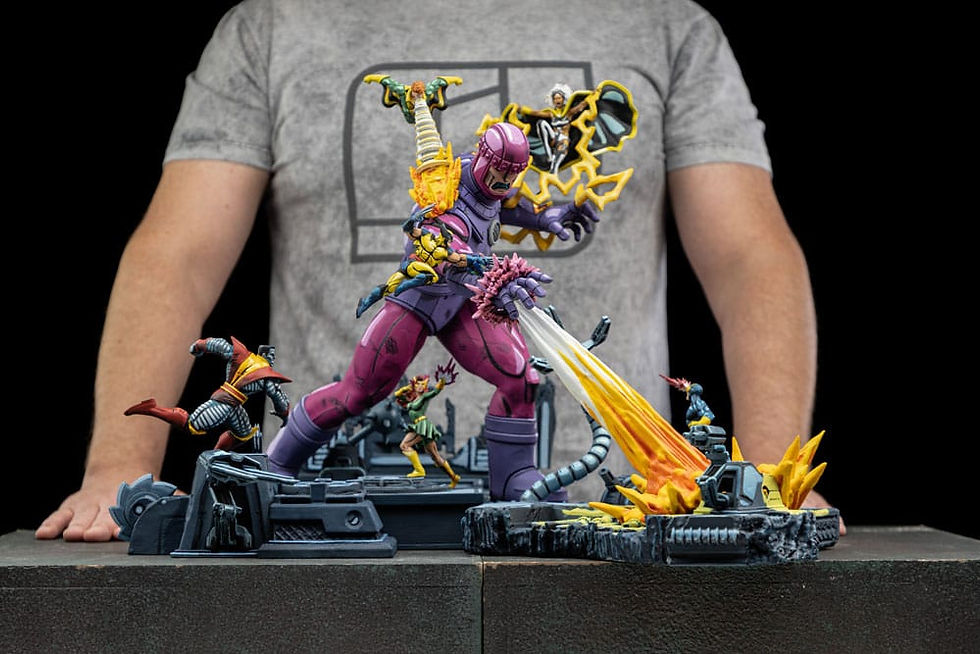 Miniatura: Marvel Demi Art Scale Statue 1/20 X-Men Danger Room Dio A Comics Color Variant