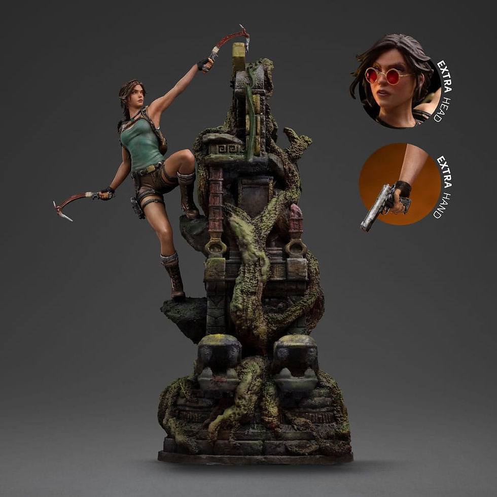 Miniatura: Tomb Raider Deluxe Art Scale Statue 1/10 Lara Croft Iron Studios