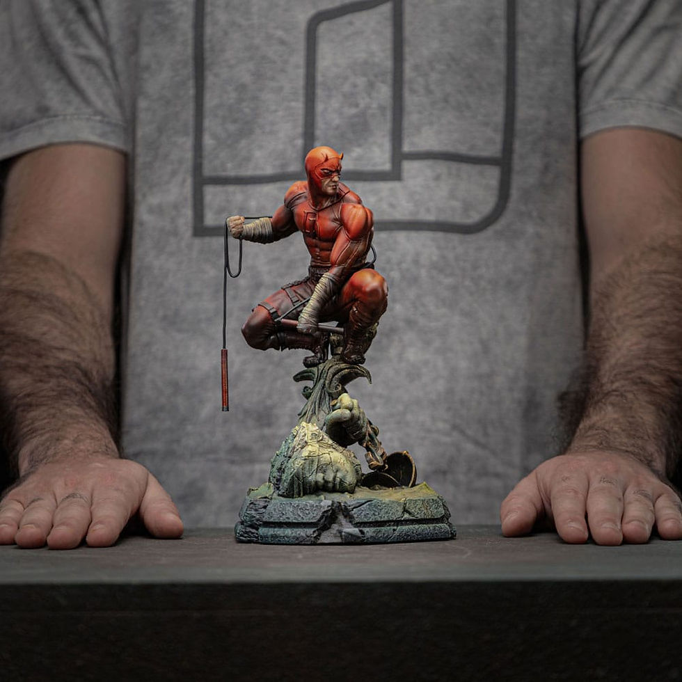 Miniatura: Marvel Deluxe Art Scale Statue 1/10 Daredevil Unleashed Iron Studios
