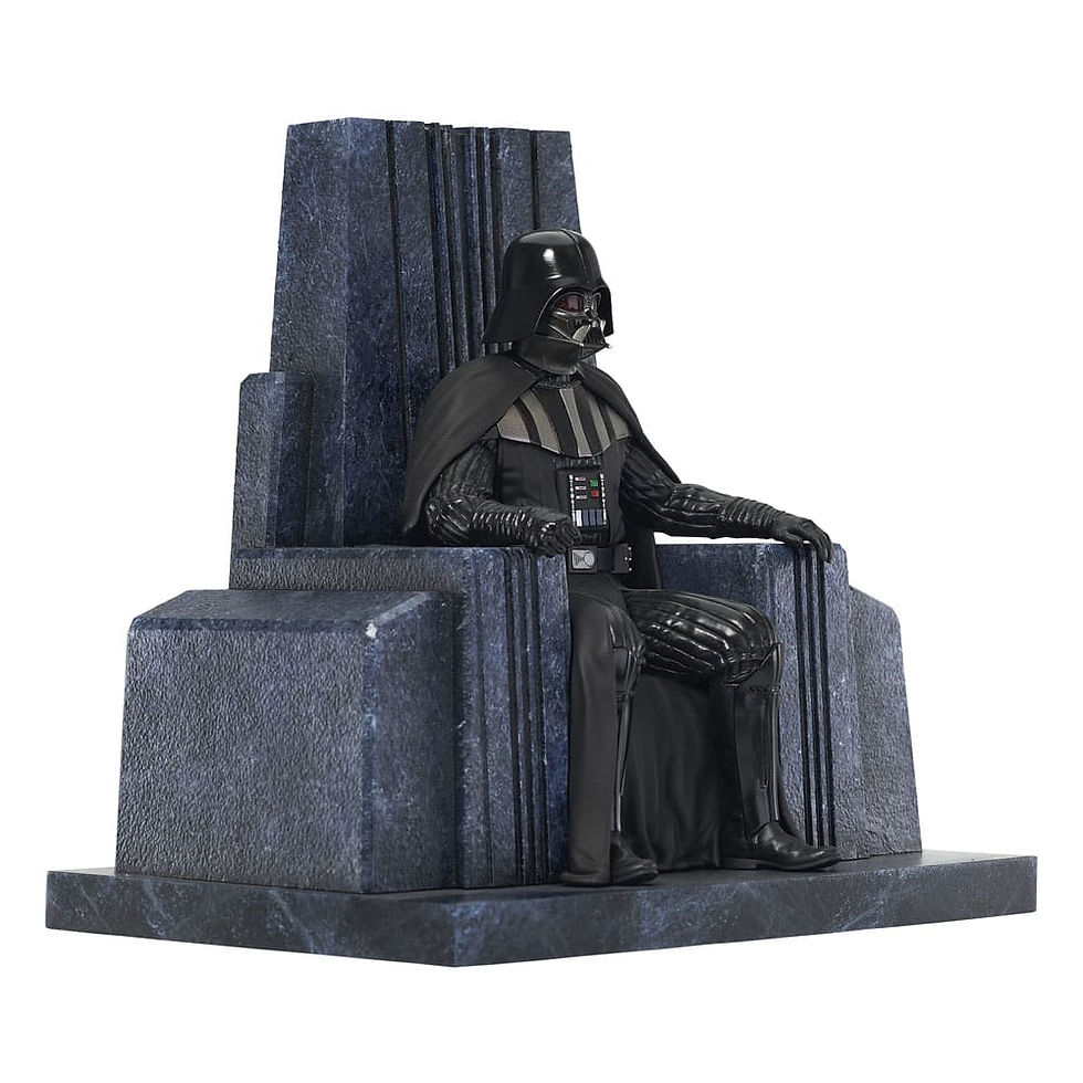 Miniatura: Star Wars Obi-Wan Kenobi Premier Collection Darth Vader on Throne Gentle Giant