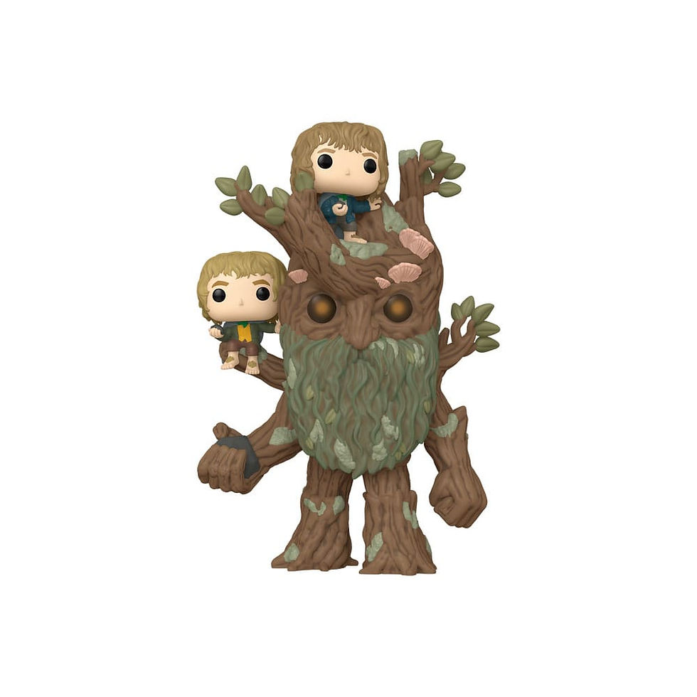 Lord of the Rings Super Sized POP! Animation Vinyl Figure Treebeard w/Mary & Pip