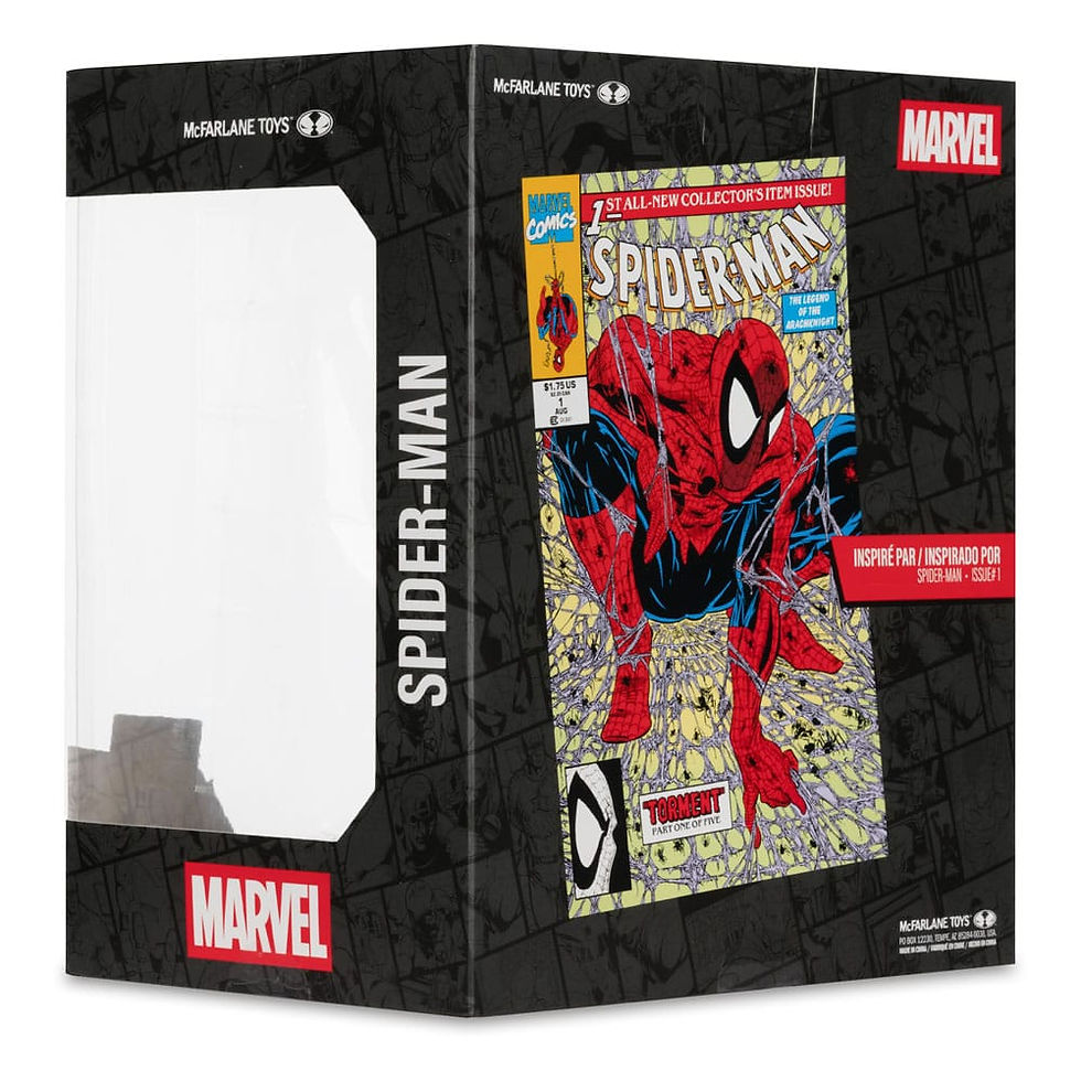 Miniatura: Spider-Man #1 (Corner Box) Marvel Collection PVC Statue 1/10 McFarlane Toys