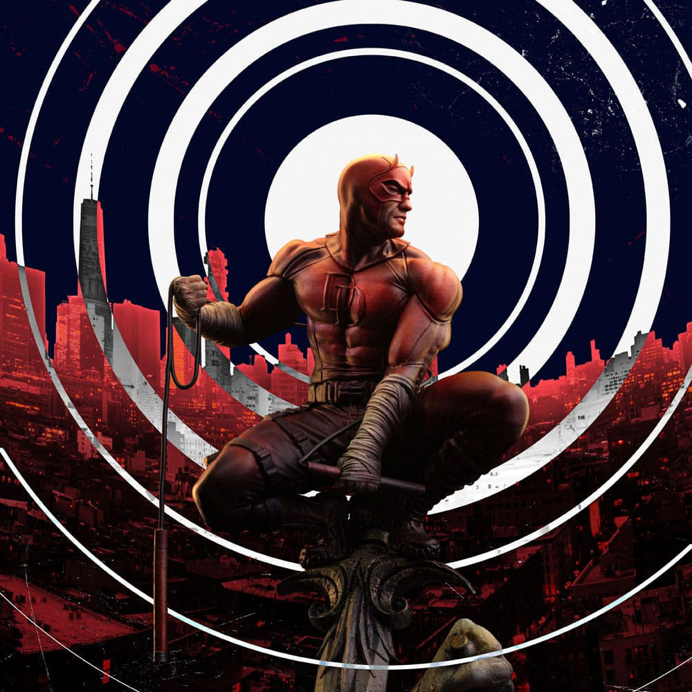 Marvel Deluxe Art Scale Statue 1/10 Daredevil Unleashed Iron Studios