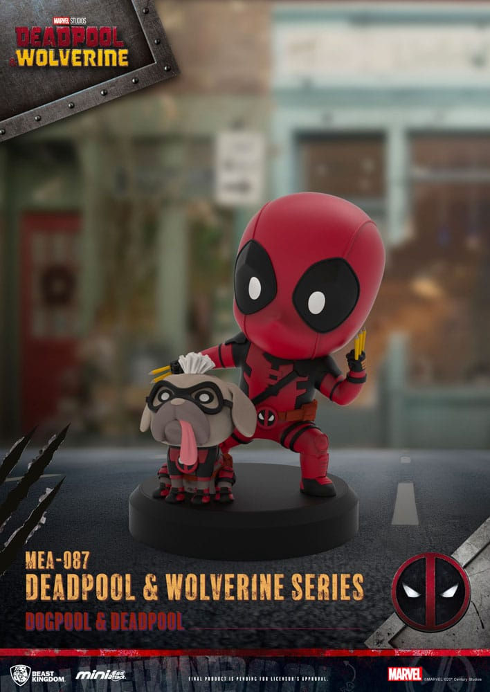 Miniatura: Deadpool 3 Deadpool & Wolverine Series Mini Egg Attack Figures Set