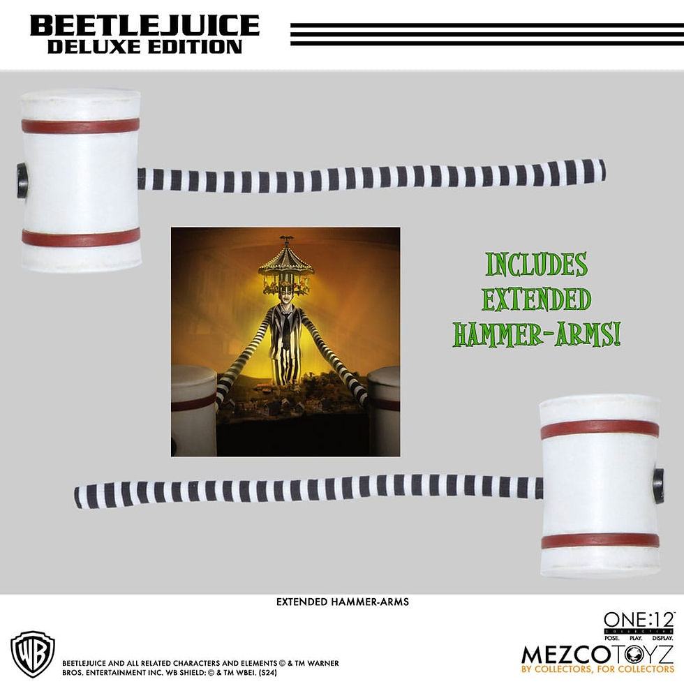 Miniatura: Beetlejuice Action Figure 1/12 Beetlejuice Deluxe Edition 18 cm
