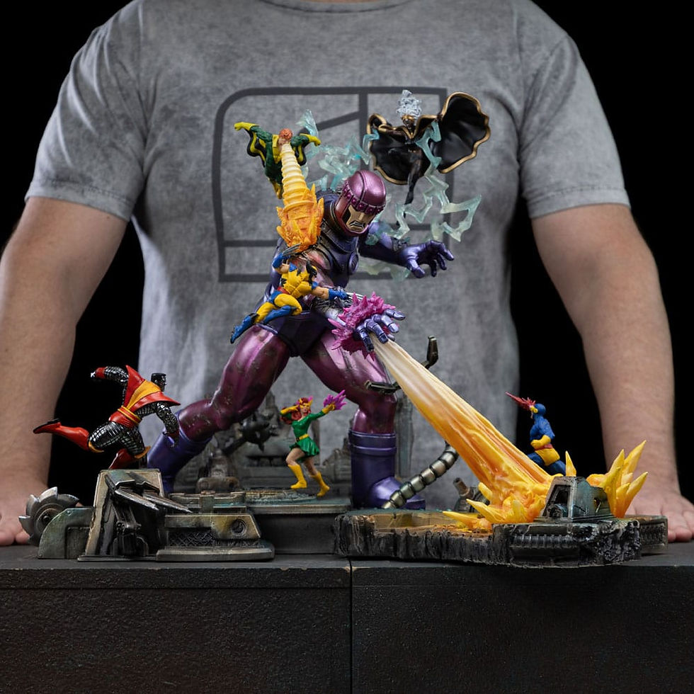Miniatura: Marvel Demi Art Scale Statue 1/20 X-Men Danger Room Diorama A Iron Studios