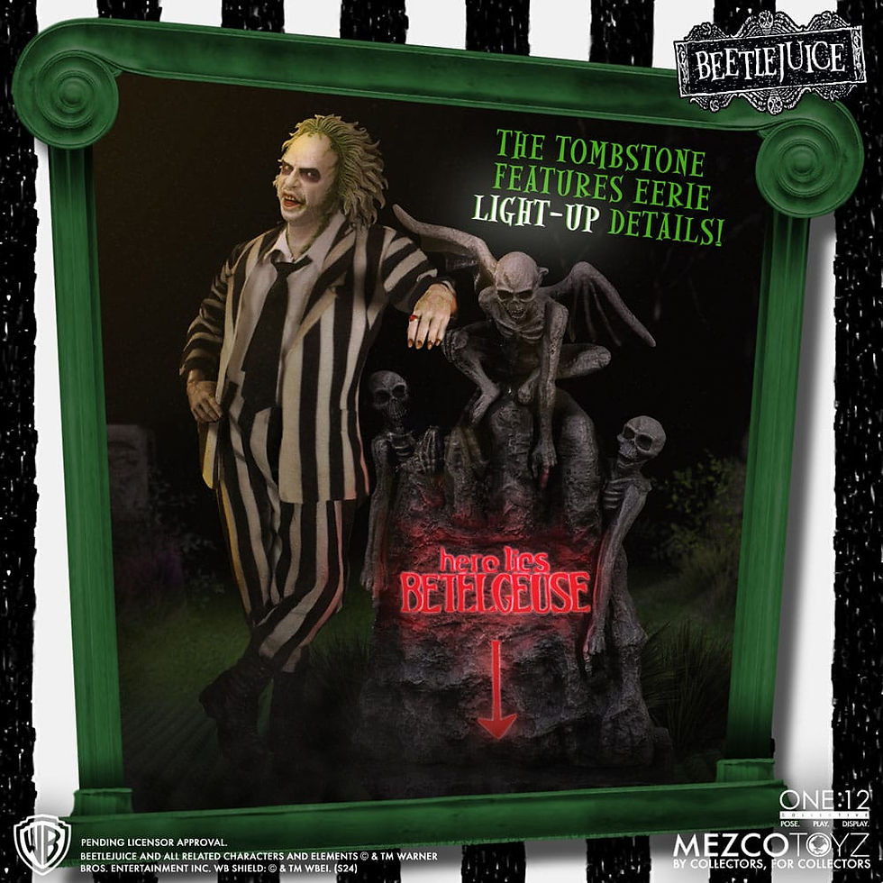 Miniatura: Beetlejuice Action Figure 1/12 Beetlejuice Deluxe Edition 18 cm