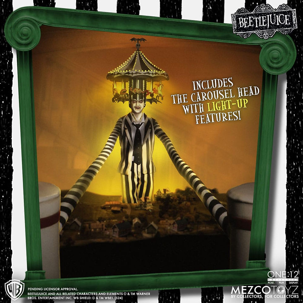 Miniatura: Beetlejuice Action Figure 1/12 Beetlejuice Deluxe Edition 18 cm