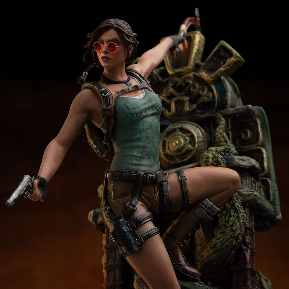 Miniatura: Tomb Raider Deluxe Art Scale Statue 1/10 Lara Croft Iron Studios