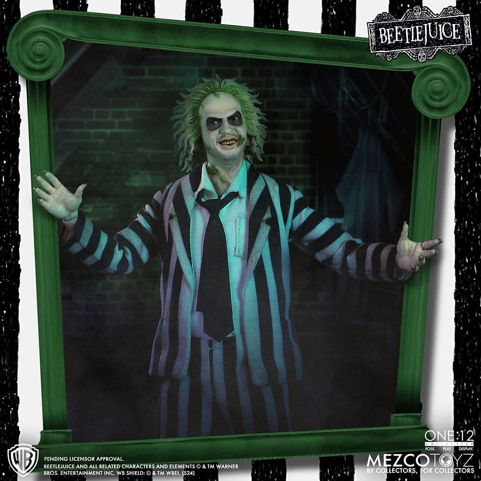 Miniatura: Beetlejuice Action Figure 1/12 Beetlejuice Deluxe Edition 18 cm
