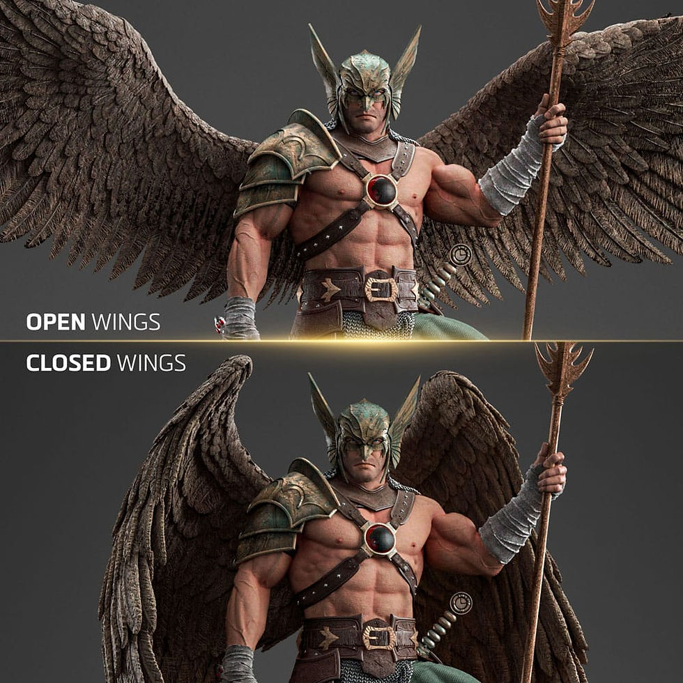 Miniatura: DC Comics Art Scale Statue 1/10 Hawkman 10th Anniversary Iron Studios