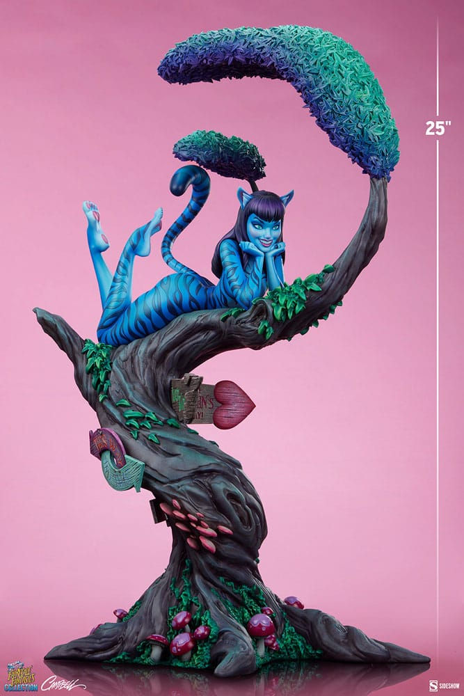 Miniatura: Fairytale Fantasies Collection Statue Lady Cheshire Cat Sideshow Collectibles
