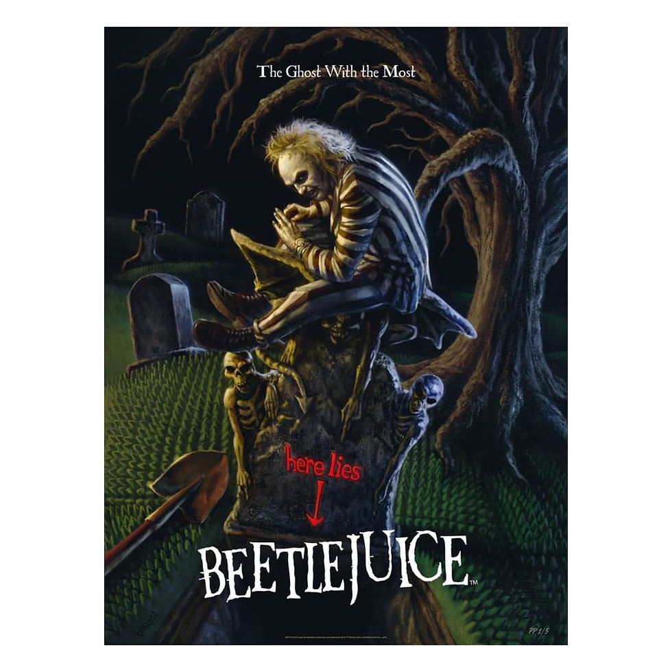 Beetlejuice Art Print The Ghost With the Most 41 x 61 cm Sideshow Collectibles