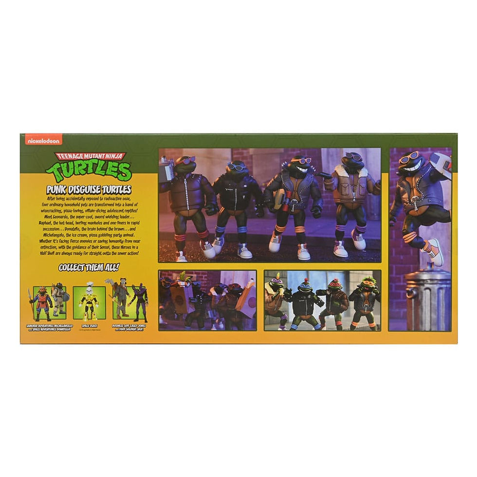 Miniatura: Teenage Mutant Ninja Turtles (Cartoon) Action Figures 4-Pack Punk Turtles 18 cm