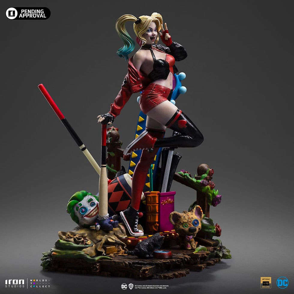 Miniatura: Iron Studios Harley Quinn (Gotham City Sirens) Deluxe Statue