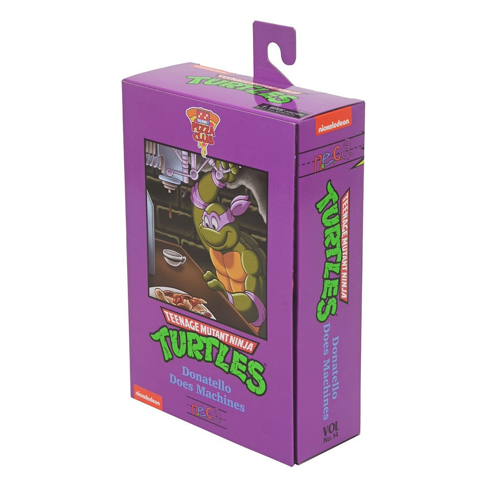Miniatura: Teenage Mutant Ninja Turtles (Cartoon) Action Figure Ultimate Donatello VHS