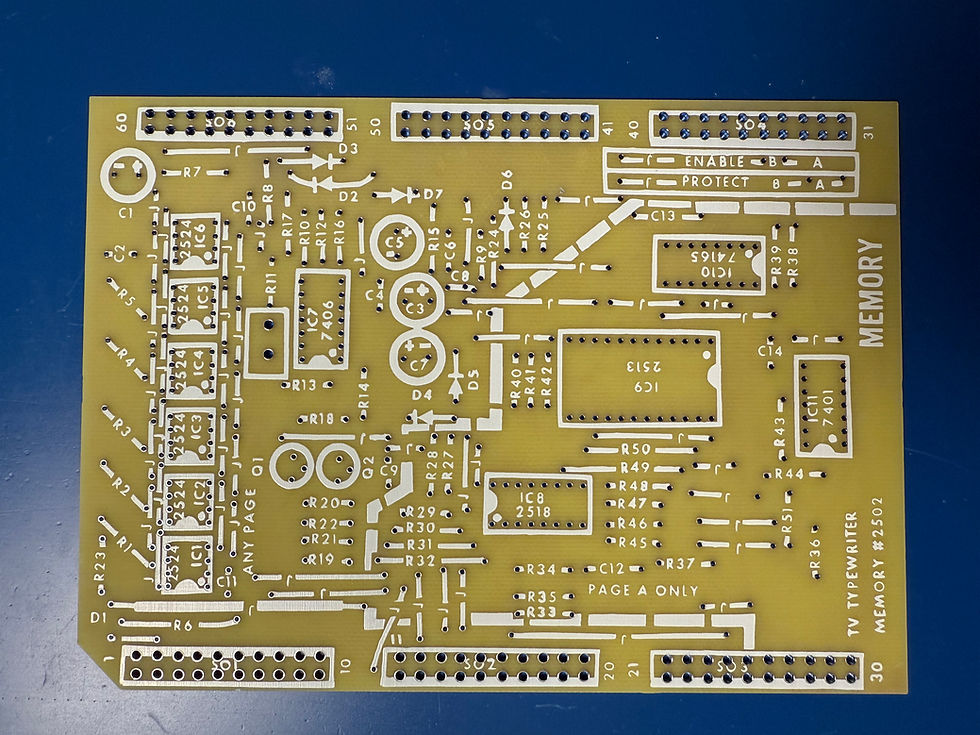 Thumbnail: Don Lancaster's TV Typewriter PCB Set