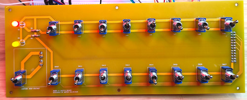 Mark 8 Minicomputer Clone Switch Board Artem Kalinchuk