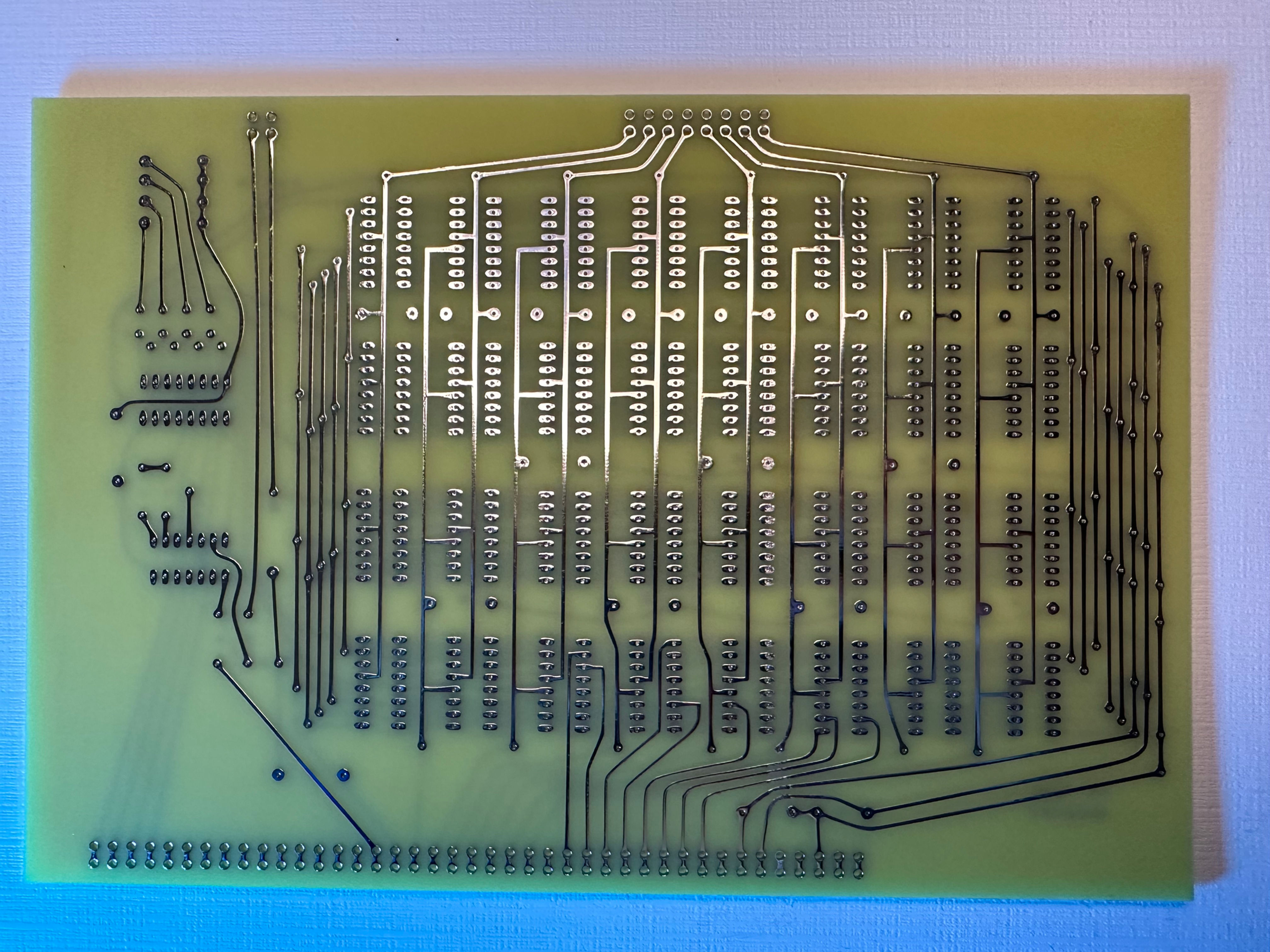 Mark-8 Minicomputer Reproduction Memory PCB