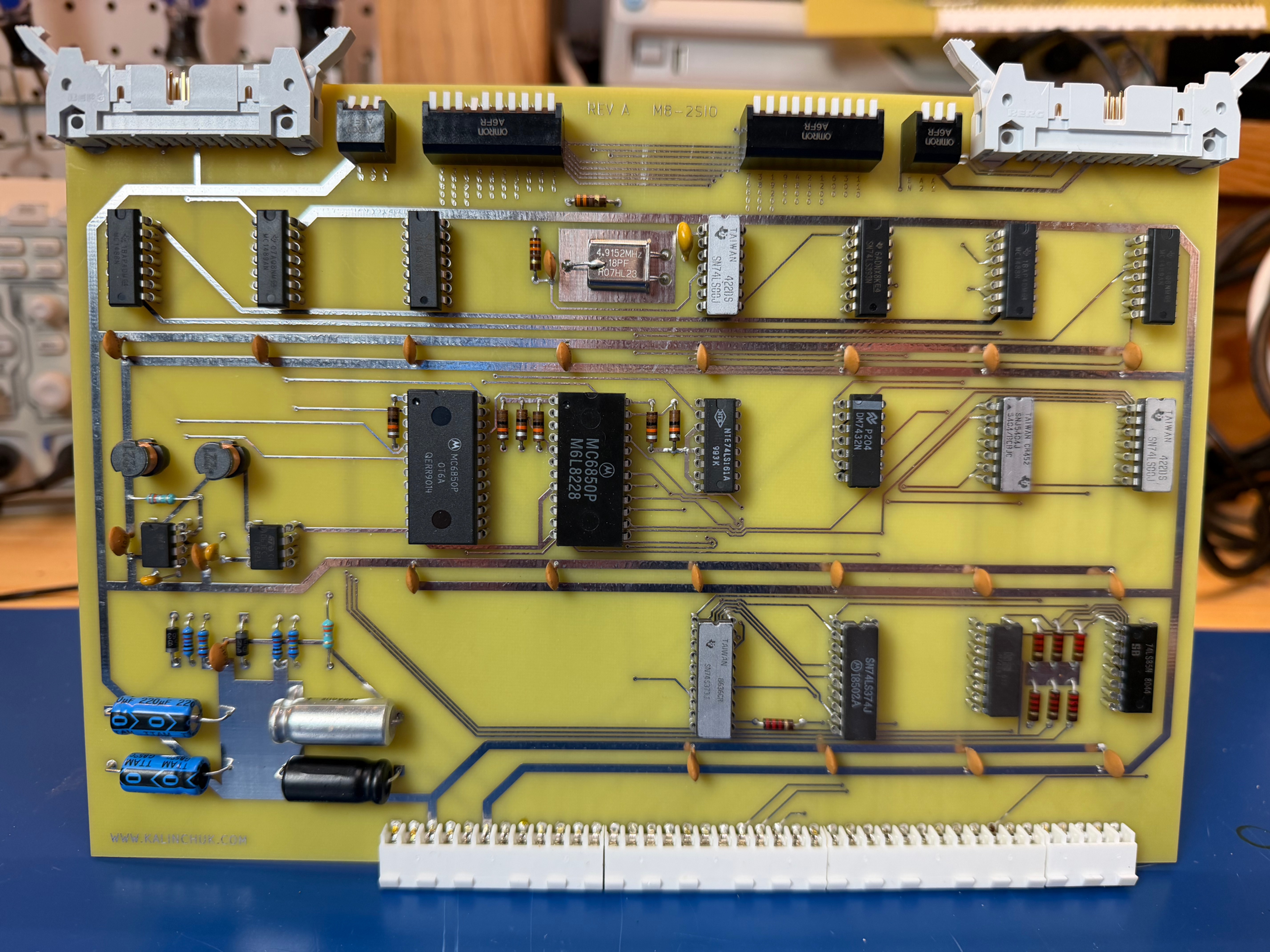 Mark-8 Minicomputer Serial Board PCB (M8-2SIO)