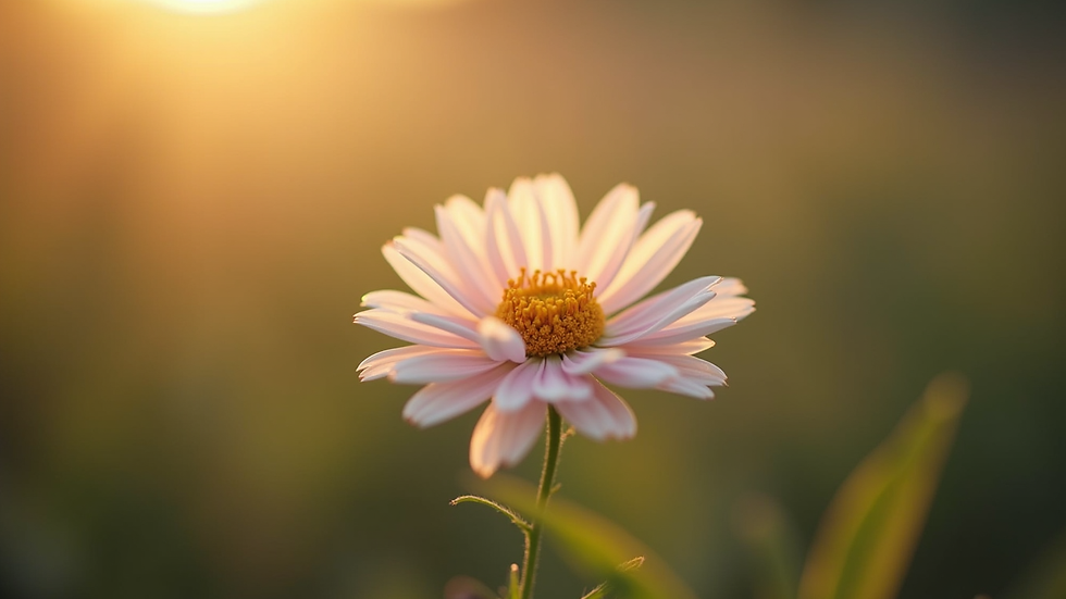 Close-up view of a blooming flower symbolizing hope
