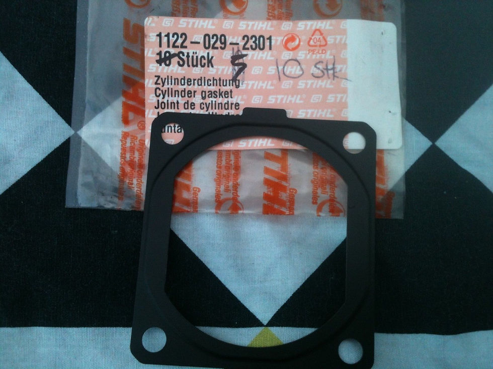 Thumbnail: STIHL Genuine 066, MS660 Hi Compression Cylinder Base Gasket. # 1122 029 2301