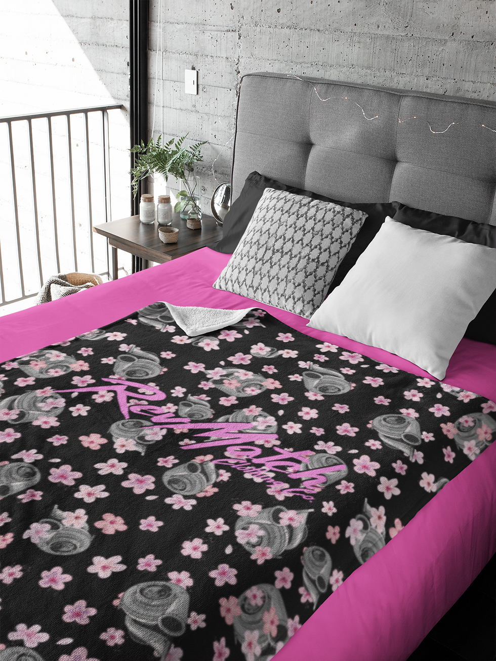 Thumbnail: Cherry Blossom Throw Blanket