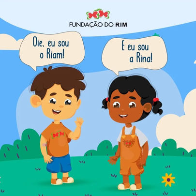 Mascotes da Fundação do Rim!