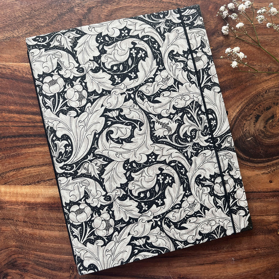 William Morris A5 Notebook with fabric cover