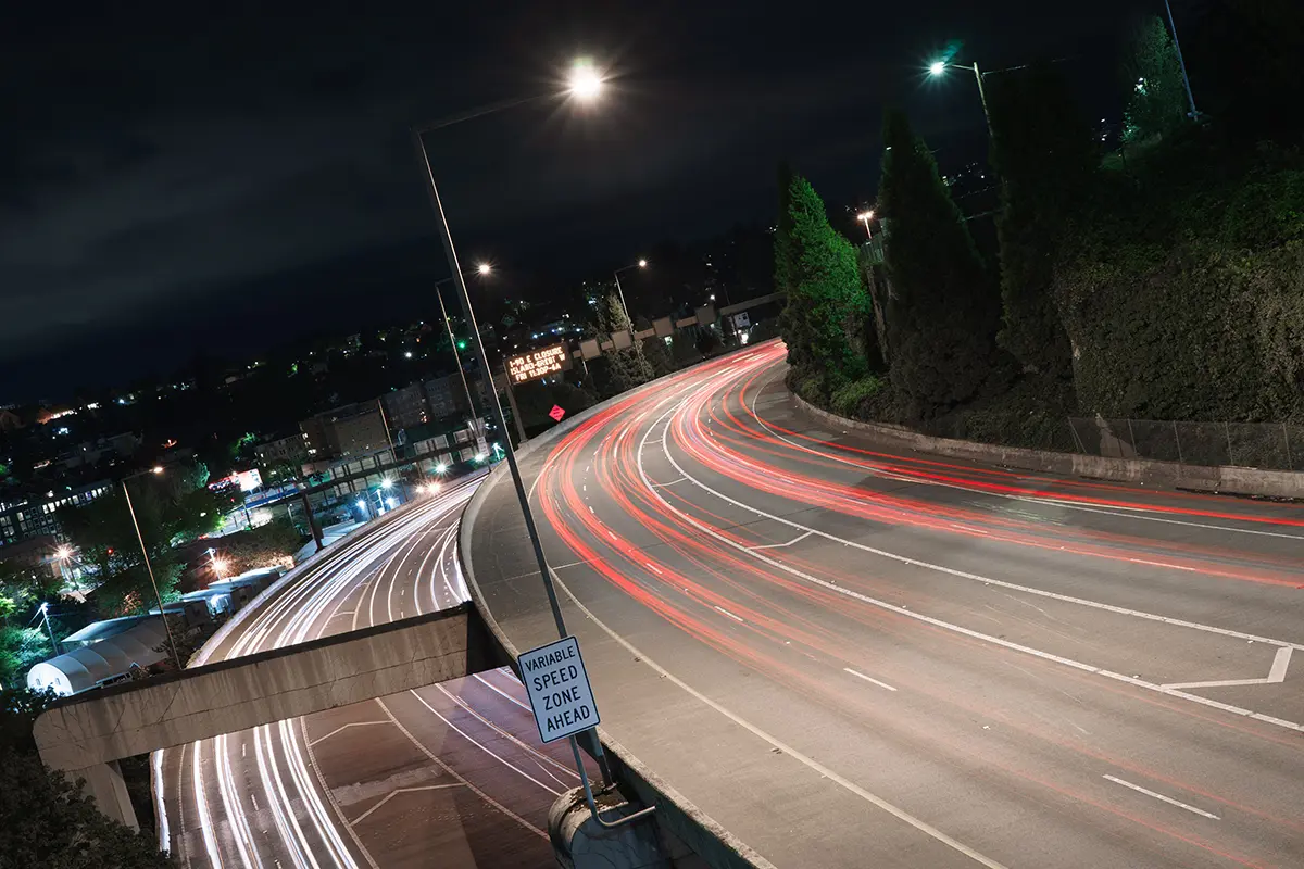 Mik Bromley Light Trail Photography