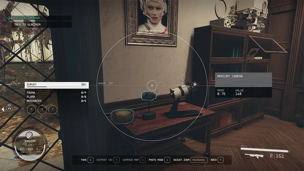 Starfield Photo Mode Access