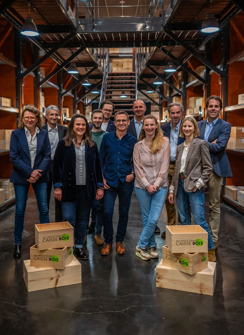 Alliance France Caisse Bois-enjeux environnementaux-emballage durable-groupe-particpants