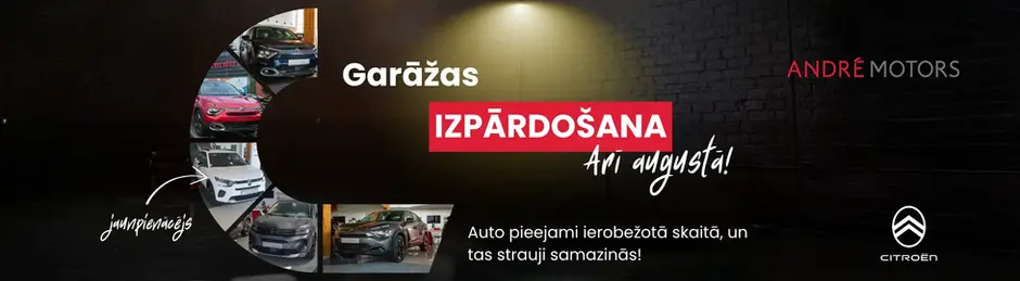 Garāžas izpārdošana uzņem apgriezienus – izmanto iespēju iegādāties kādu no pieciem Citroën modeļiem par pārsteidzoši izdevīgām cenām!