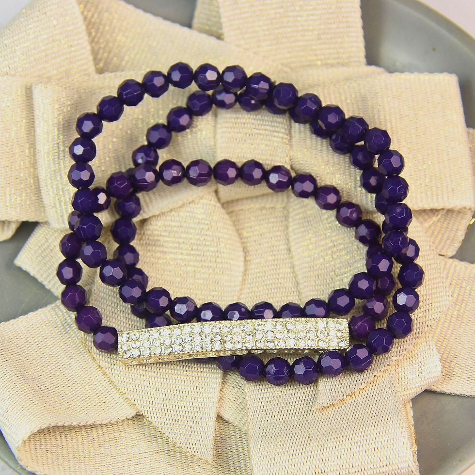 Thumbnail: SQUARING THE CIRCLE STACKING BRACELET