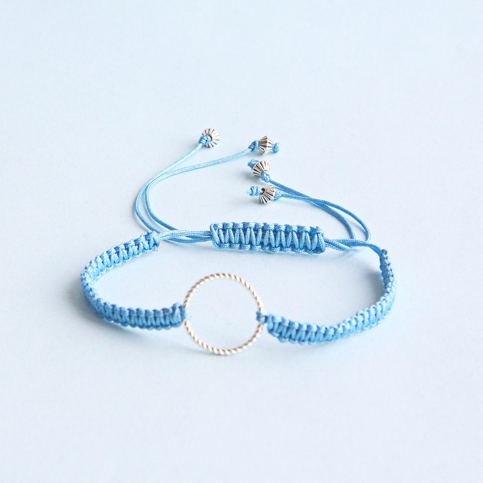 Thumbnail: SHIP'S WHEEL STACKING BRACELET