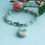 Thumbnail: Amazonite, agate & jasper semi-precious necklace
