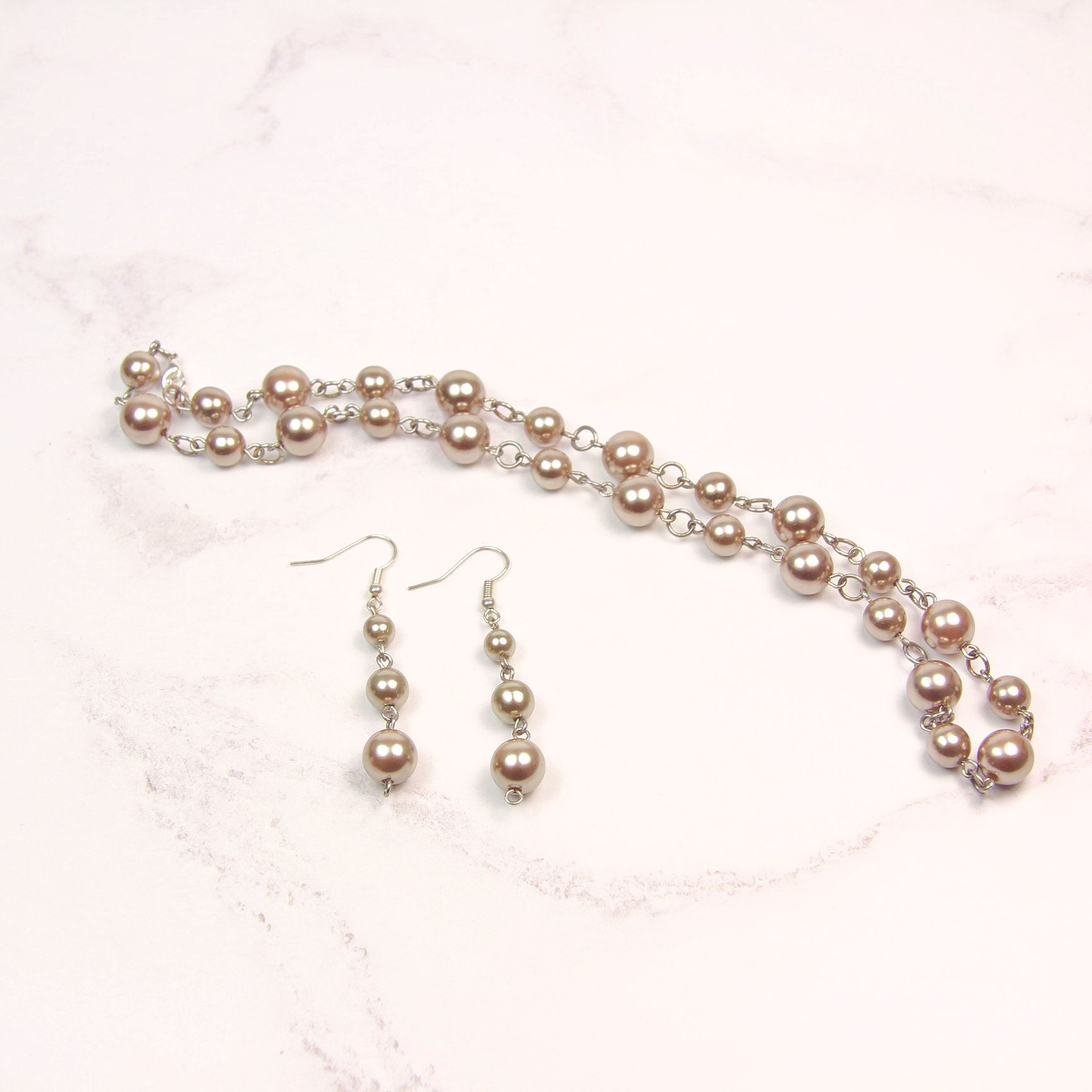 BROWN EYED GIRL NECKLACE SET
