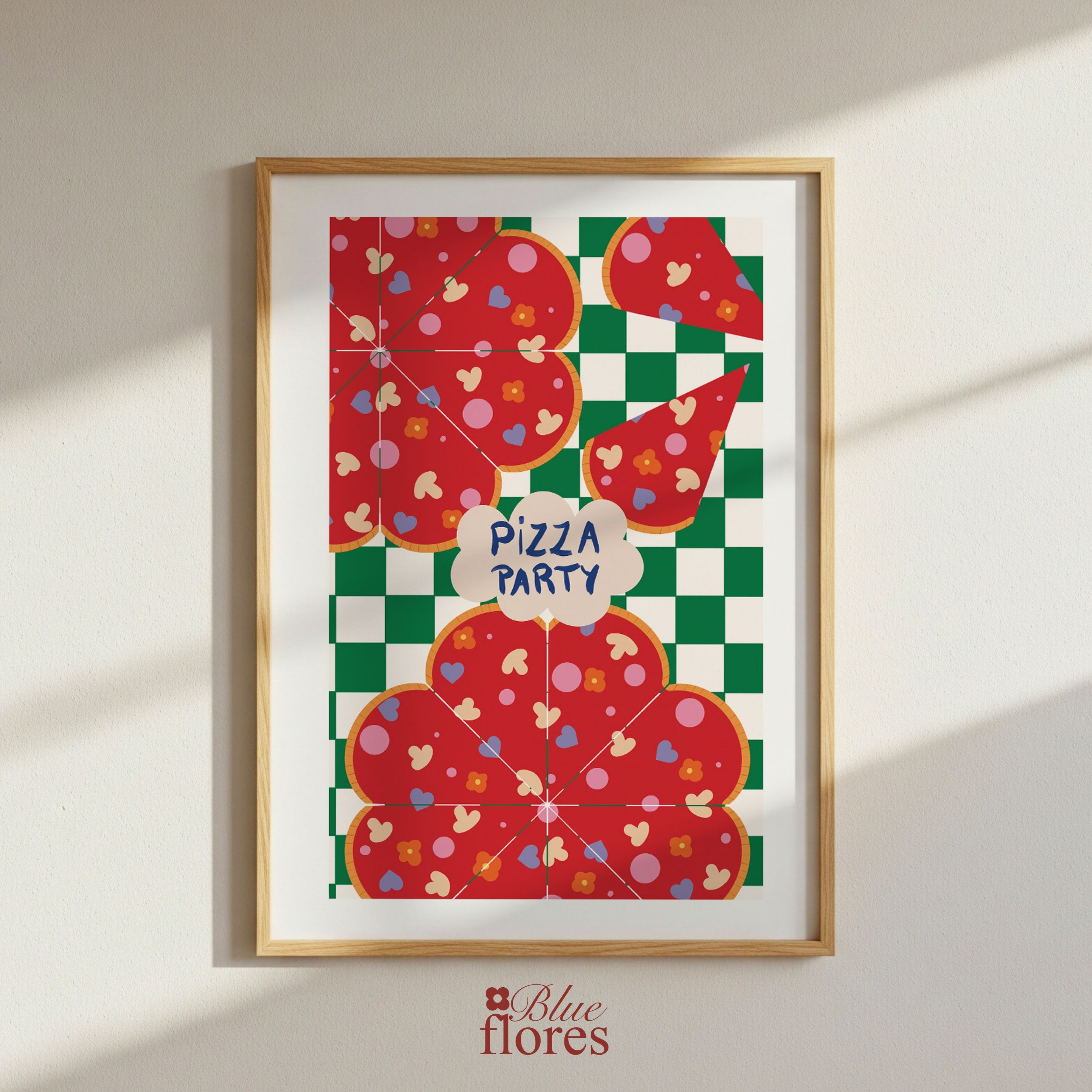 Affiche - Pizza party