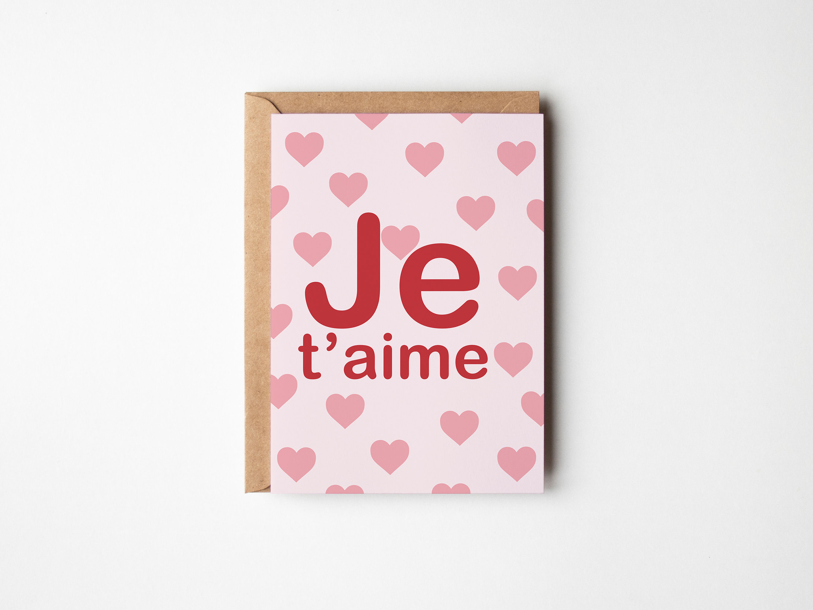 Carte - Je t'aime
